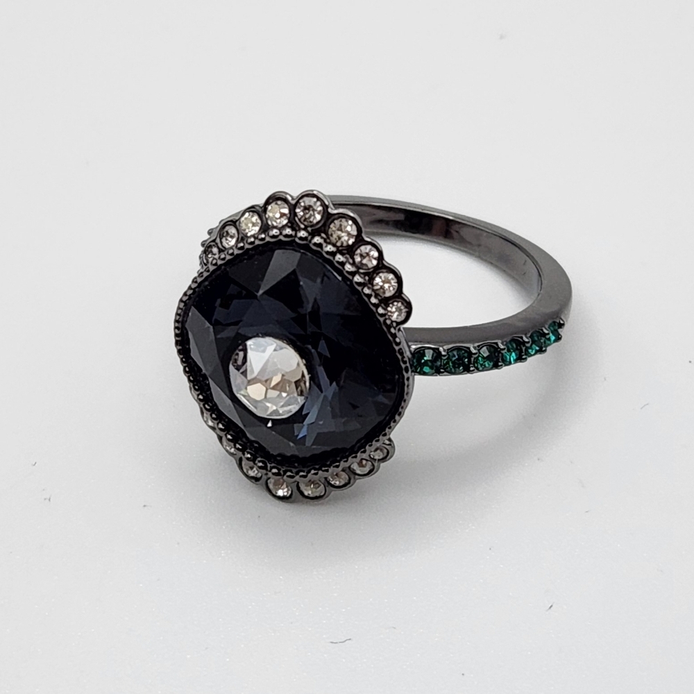 Swarovski Black Baroque Ring, 58 (US 9)
